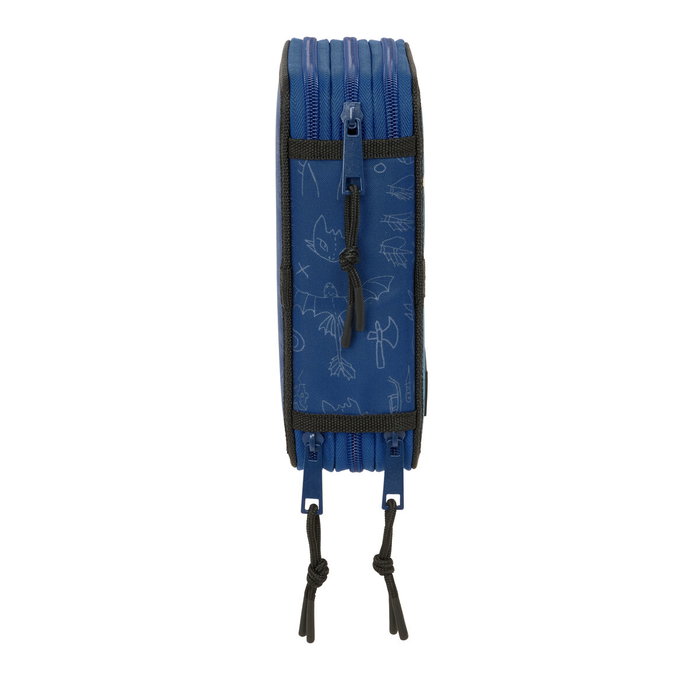Safta Plumier Triple Como Entrenar a Tu Dragón 37 Pcs