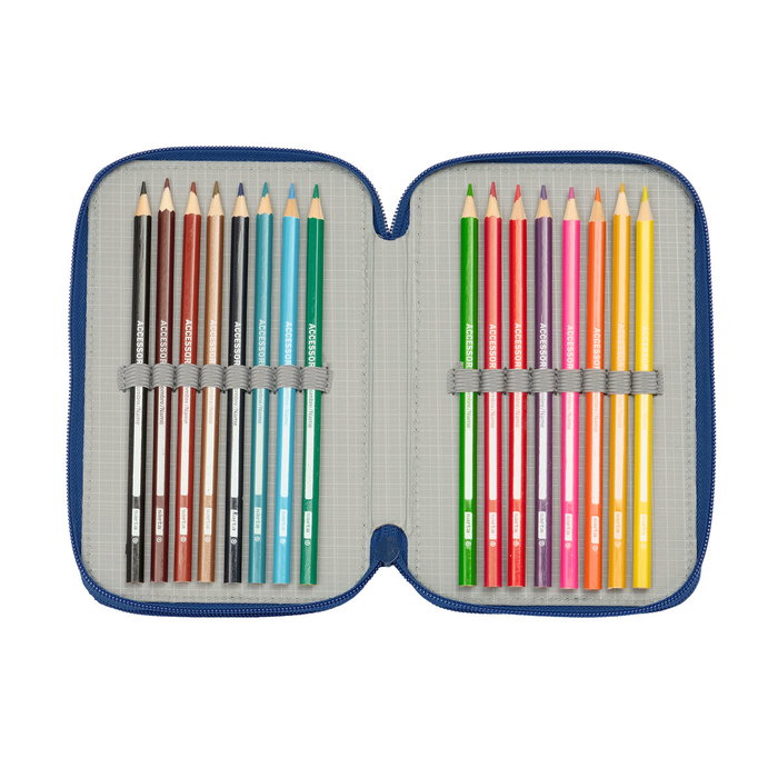 Safta Plumier Triple Como Entrenar a Tu Dragón 37 Pcs