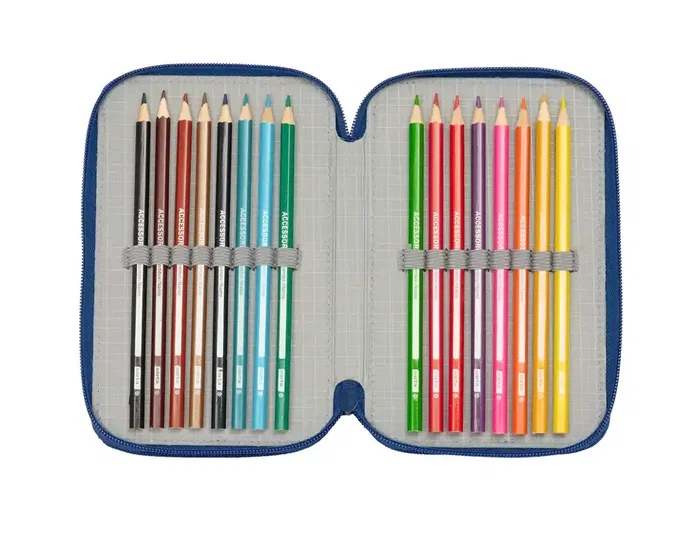 Safta Plumier Triple Como Entrenar a Tu Dragón 37 Pcs