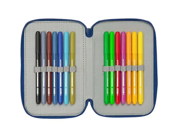 Safta Plumier Triple Como Entrenar a Tu Dragón 37 Pcs