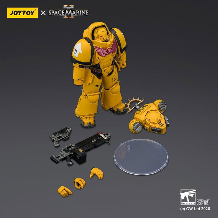 Joy Toy (CN) Warhammer 40,000 Figura Game Edition Imperial Fists Heavy Intercessor 13 cm