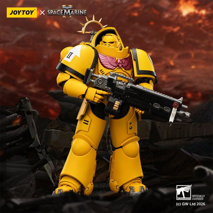 Joy Toy (CN) Warhammer 40,000 Figura Game Edition Imperial Fists Heavy Intercessor 13 cm