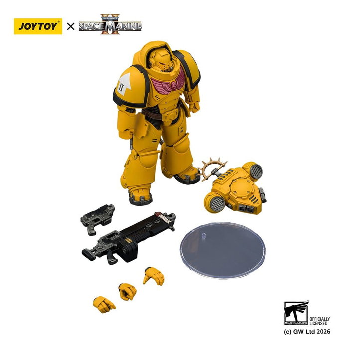 Joy Toy (CN) Warhammer 40,000 Figura Game Edition Imperial Fists Heavy Intercessor 13 cm