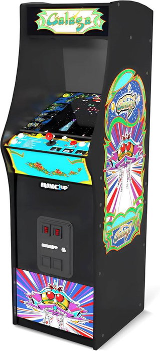 Arcade1up Máquina Arcade Galaga Deluxe 001045913000019 con Galaga, Pac-Man, Galaxian y otros juegos clásicos retro
