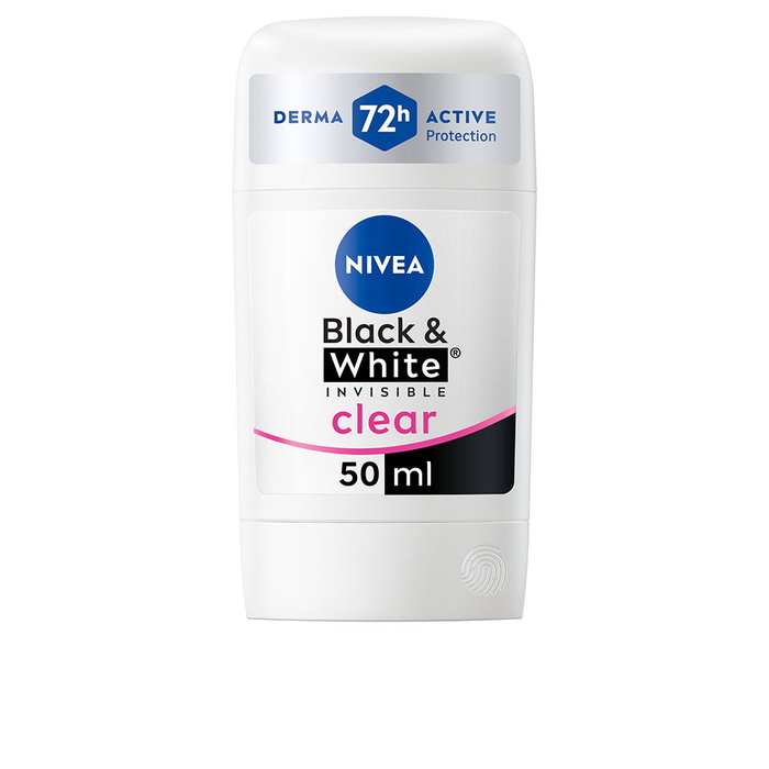Nivea BLACK & WHITE INVISIBLE Desodorante Stick 50 ml Protección Anti Manchas Nivea BLACK & WHITE INVISIBLE Desodorante Stick 50 ml Protección Anti Manchas