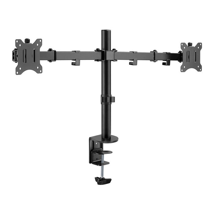 Goobay Monitor-Halterung Dual Flex negro