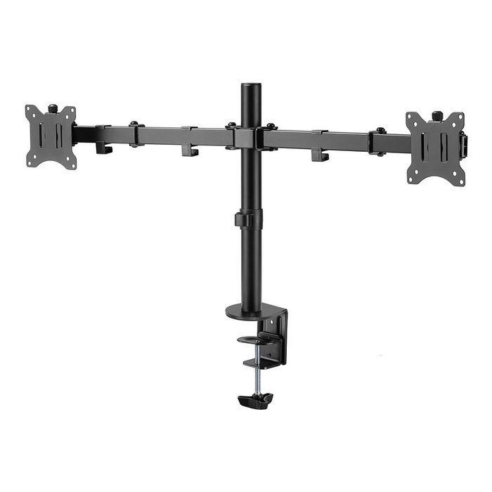 Goobay Monitor-Halterung Dual Flex negro