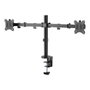 Goobay Monitor-Halterung Dual Flex negro