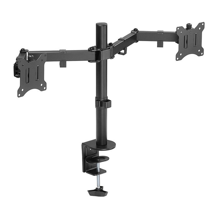 Goobay Monitor-Halterung Dual Flex negro