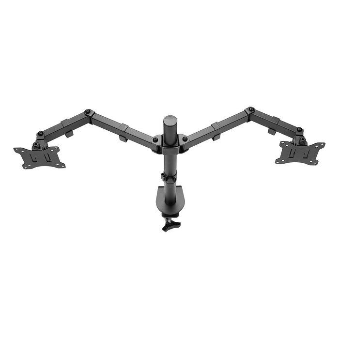Goobay Monitor-Halterung Dual Flex negro