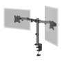 Goobay Monitor-Halterung Dual Flex negro
