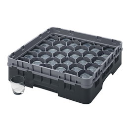 CAMBRO Cesta de lavado 30 compartimentos Negro