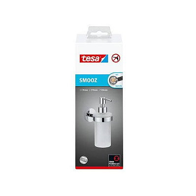 Tesa Dispensador de Jabón 200,0 ml de Vidrio Satinado Tesa Dispensador de Jabón 200,0 ml de Vidrio Satinado