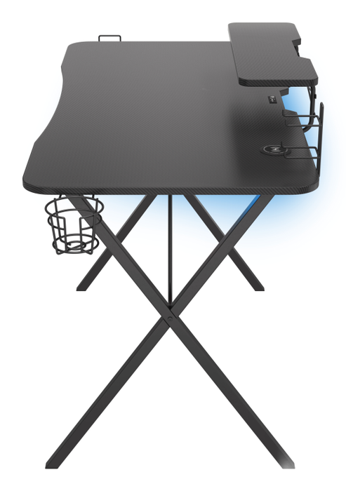 GENESIS Holm 300 RGB Escritorio Gaming Negro 1200x600x750 mm con Carga Inalámbrica y Hub USB GENESIS Holm 300 RGB Escritorio Gaming Negro 1200x600x750 mm con Carga Inalámbrica y Hub USB