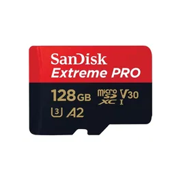 SanDisk Tarjeta de Memoria Extreme Pro 128GB MicroSDXC UHS-I, Clase 10, hasta 200MB/s con Adaptador SD