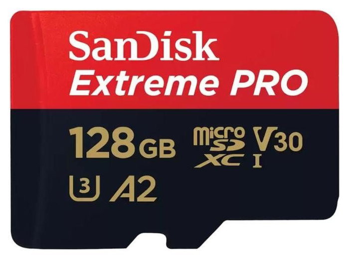 SanDisk Extreme PRO 128 GB MicroSDXC UHS-I Clase 10 con Adaptador
