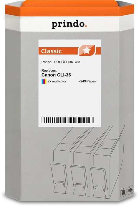 Prindo Multipack PRSCCLI36Twin Classic varios colores