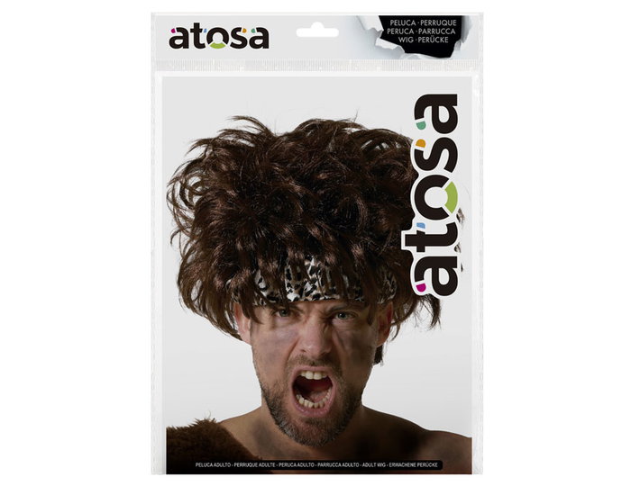 Atosa Peluca Marrón Desordenada 120g Atosa Peluca Marrón Desordenada 120g