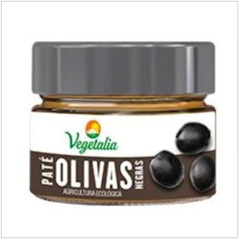 VEGETALIA Paté de Olivas Negras Pequeño 100Gr. Bio Ecológico Vegano Sin Lactosa Sin Azúcar