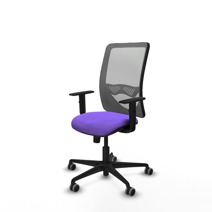 PIQUERAS Y CRESPO Silla de oficina Zulema con mecanismo Sincro, Lila y Gris PIQUERAS Y CRESPO Silla de oficina Zulema con mecanismo Sincro, Lila y Gris