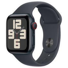 Apple Watch SE GPS + Cellular 40mm Midnight Aluminio con Banda Deportiva Midnight S/M