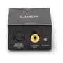 LINDY Convertidor de audio 70309 Phono a TosLink (Óptico) & Coaxial ADC
