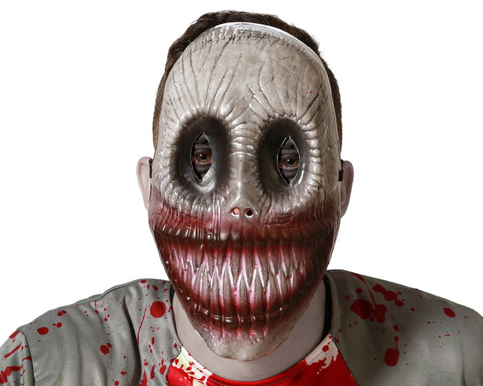 Máscara de Payaso Terrorífico Gris para Adulto Halloween Máscara de Payaso Terrorífico Gris para Adulto Halloween