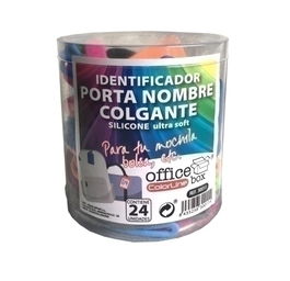 Portanombre Colorline Con Colgador Adaptable Colores Surtidos Expositor De 24