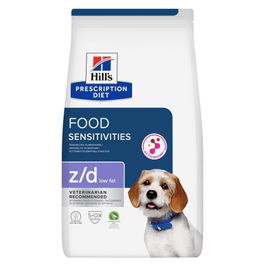 Hill's Prescription Diet Canine z/d Low Fat Comida para Perros con Alergias Alimentarias, Sabor Soja, 3 kg