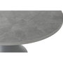 DKD Home Decor Set de 2 Mesitas Auxiliares de Cerámica y Metal Gris