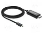 DeLOCK Cable USB Tipo C a HDMI 4K 60 Hz 2 m