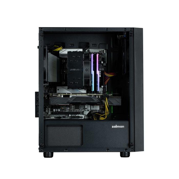 Zalman T3 PLUS Carcasa PC Mini Tower Negro, Micro ATX, Mini-ITX, 4 Ranuras Expansión, 2x 2.5" 1x 3.5"