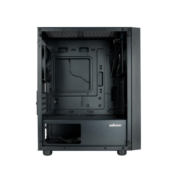 Zalman T3 PLUS Carcasa PC Mini Tower Negro, Micro ATX, Mini-ITX, 4 Ranuras Expansión, 2x 2.5" 1x 3.5"