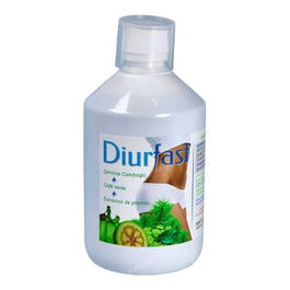 SALUDALKALINA Diurfast 500Ml - Quemador de Grasas y Diurético con Garcinia Cambogia, Café Verde y Cola de Caballo