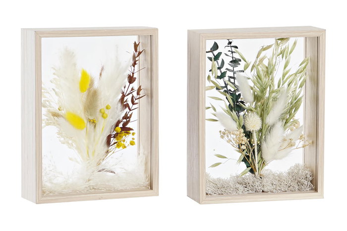 DKD Home Decor Decoración Flor Seca MDF 16x6x21 (Surtido de 2 unidades) inevitablemente para ambientes Shabby DKD Home Decor Decoración Flor Seca MDF 16x6x21 (Surtido de 2 unidades) inevitablemente para ambientes Shabby