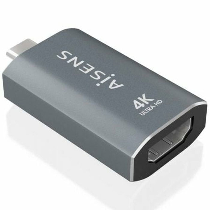 Aisens Adaptador USB-C a HDMI 4K@60Hz Gris Aluminio A109-0862 Aisens Adaptador USB-C a HDMI 4K@60Hz Gris Aluminio A109-0862