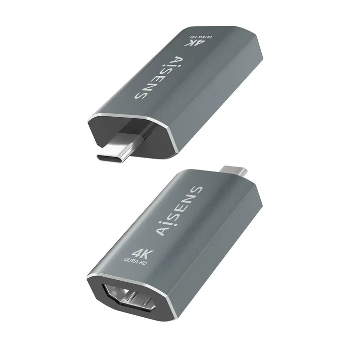 Aisens Adaptador USB-C a HDMI 4K@60Hz Gris Aluminio Aisens Adaptador USB-C a HDMI 4K@60Hz Gris Aluminio