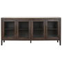 DKD Home Decor Buffet Moderno 180 x 40 x 85 cm Mango Mármol Travertino