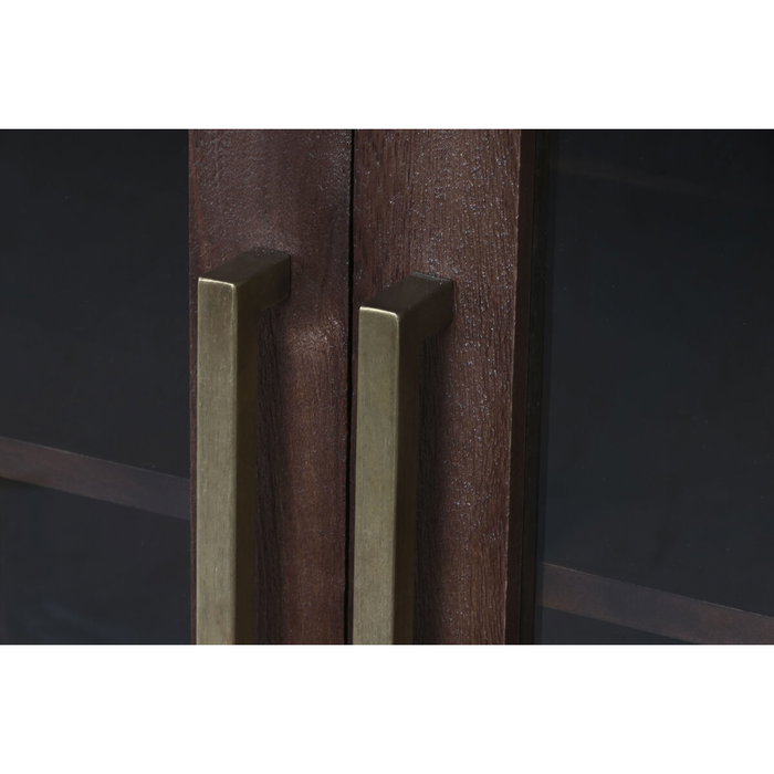 DKD Home Decor Buffet Moderno 180 x 40 x 85 cm Mango Mármol Travertino