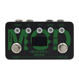 HOTONE Pedal de Efectos de Modulación Binary Mod - 24 Sonidos Clásicos y Nuevos, Chorus, Flanger, Phaser, Wah, USB Firmware