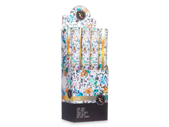 Arte Regal Cañón Confeti 50cm Papel, Cartón, Metal, Plástico Multicolor (Set de 48) Arte Regal Cañón Confeti 50cm Papel, Cartón, Metal, Plástico Multicolor (Set de 48)
