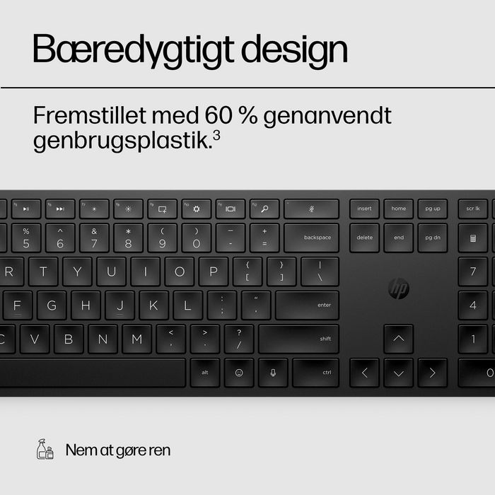 HP HP 450 Teclado Inalámbrico Full-size Negro HP HP 450 Teclado Inalámbrico Full-size Negro