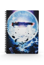 Delorean Poster Bttf Ii Libreta Espiral Efecto 3D A5 Back To The Future