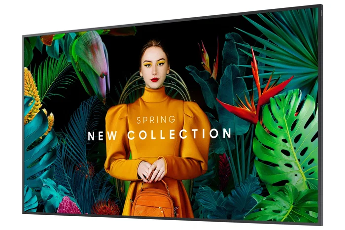 Samsung QB65C Pantalla de Señalización Digital LED 165.1 cm (65") 4K Ultra HD, WiFi, Ethernet, Procesador Tizen 7.0, Negro, Funcionamiento 16/7