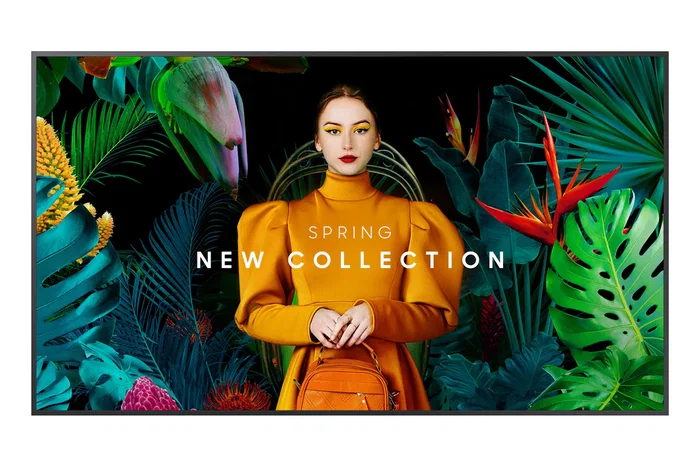 Samsung QB65C Pantalla de Señalización Digital LED 165.1 cm (65") 4K Ultra HD, WiFi, Ethernet, Procesador Tizen 7.0, Negro, Funcionamiento 16/7