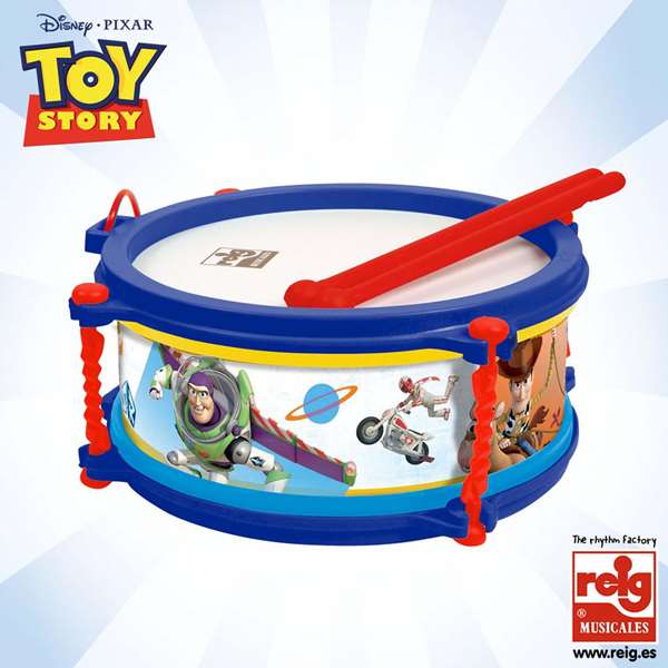Reig Tambor en Estuche de Plástico para Niños a partir de 3 Años