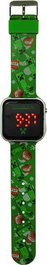 Kids Euroswan Reloj Digital LED Minecraft con Luz para Niños, Funciones Variadas, 3.5 cm, Pilas Incluidas