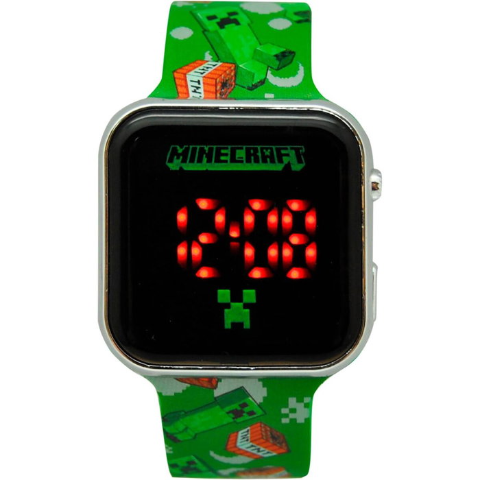 Kids Euroswan Reloj digital Led Minecraft con luz led
