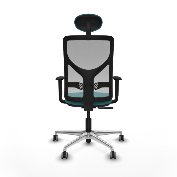 PIQUERAS Y CRESPO Silla de oficina Motilla con mecanismo Sincro, Turquesa y Gris PIQUERAS Y CRESPO Silla de oficina Motilla con mecanismo Sincro, Turquesa y Gris