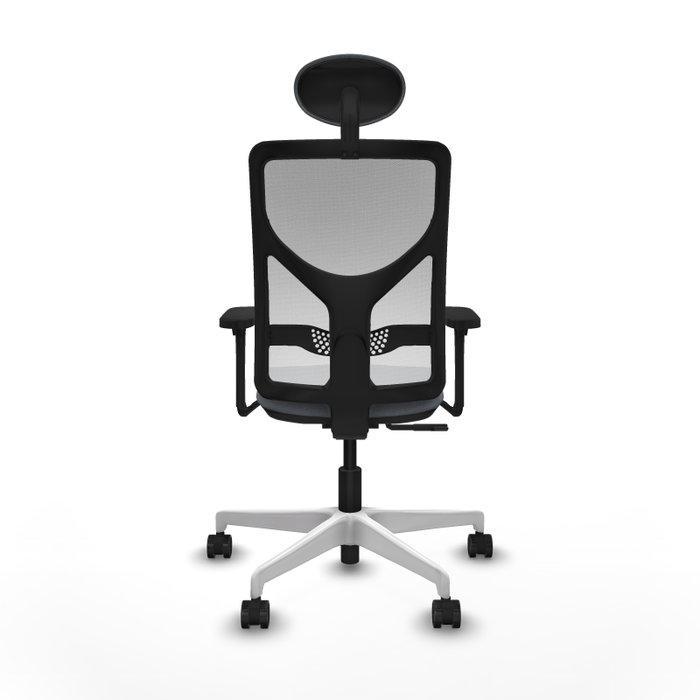 PIQUERAS Y CRESPO Silla de oficina Motilla con mecanismo Sincro, Gris y Blanco PIQUERAS Y CRESPO Silla de oficina Motilla con mecanismo Sincro, Gris y Blanco